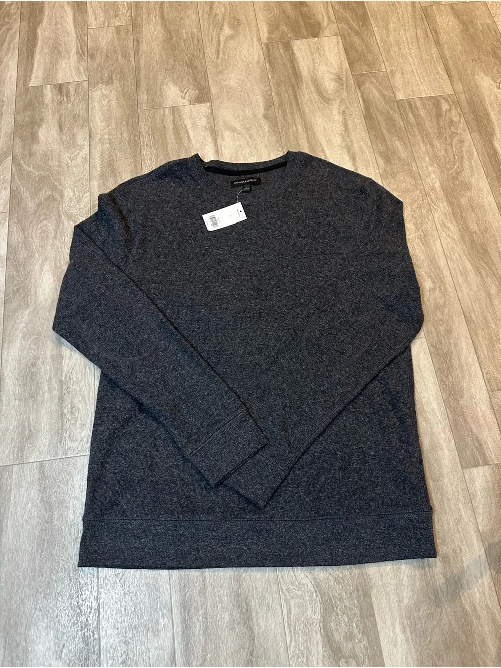 Men's Dark Charcoal Crewneck Sweater